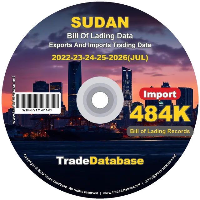 Sudan Import BL Data 2022-2026 CD