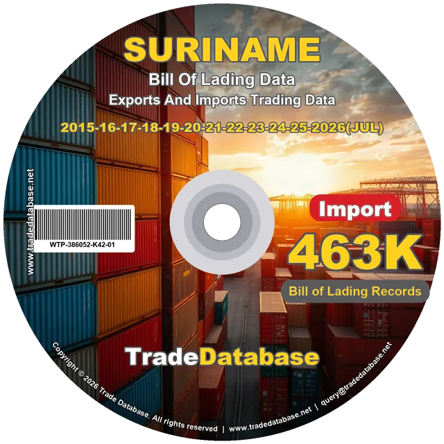 Suriname Import BL Data 2015-2026 CD