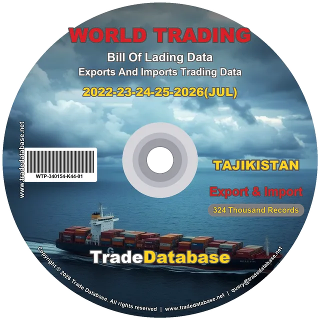 Tajikistan Export & Import BL Data 2022-2026 CD