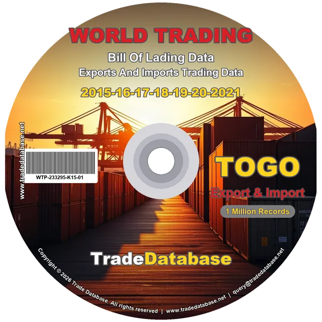 Togo Export & Import BL Data 2015-2021 CD