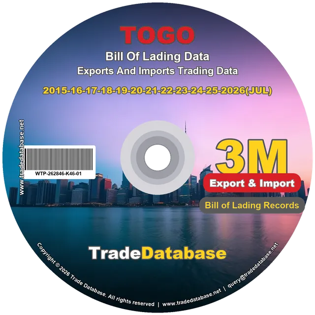 Togo Export & Import BL Data 2015-2026 CD