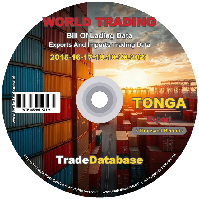 Tonga Export BL Data 2015-2021 CD