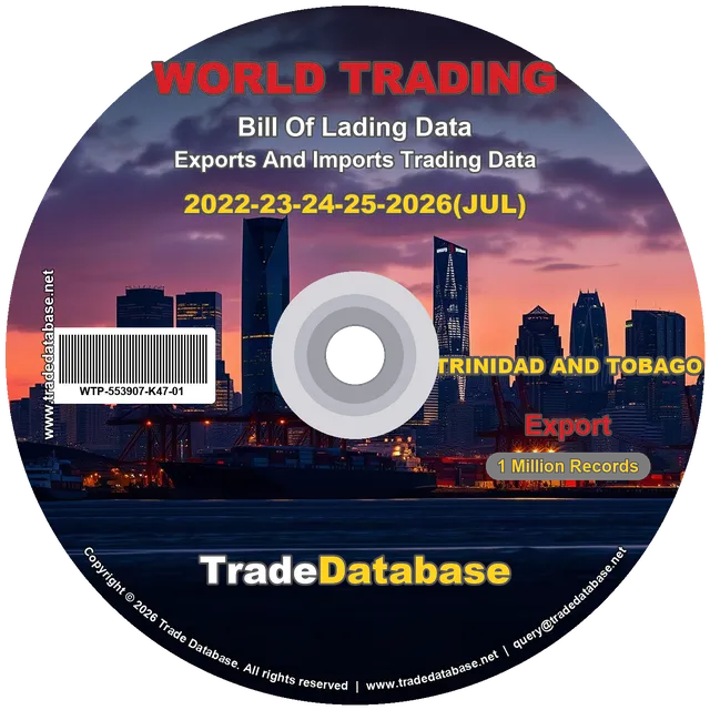 Trinidad and Tobago Export BL Data 2022-2026