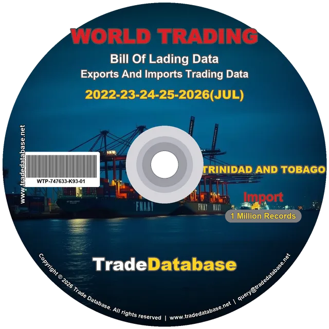 Trinidad and Tobago Import BL Data 2022-2026