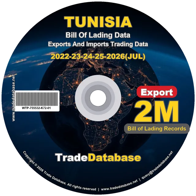 Tunisia Export BL Data 2022-2026