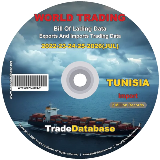 Tunisia Import BL Data 2022-2026
