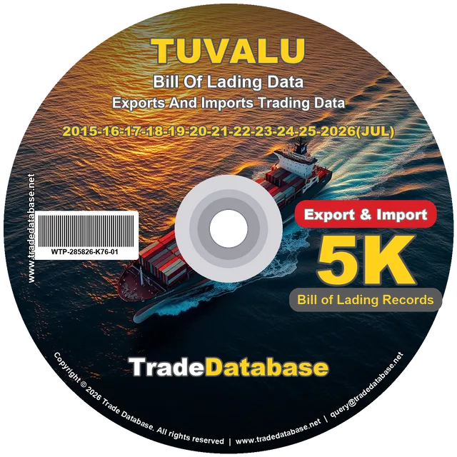Tuvalu Export & Import BL Data 2015-2026 CD