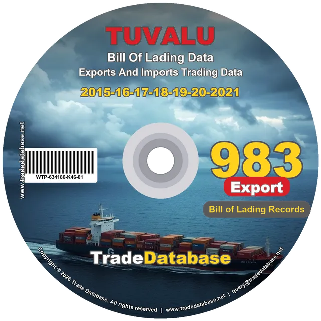 Tuvalu Export BL Data 2015-2021 CD