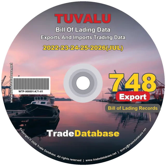 Tuvalu Export BL Data 2022-2026 CD