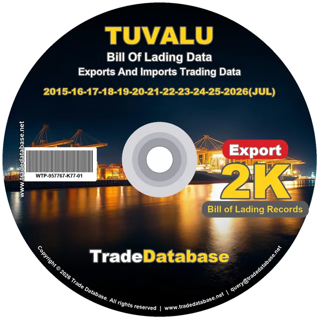 Tuvalu Export BL Data 2015-2026 CD