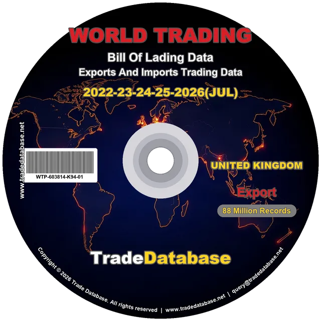 United Kingdom Export BL Data 2022-2026