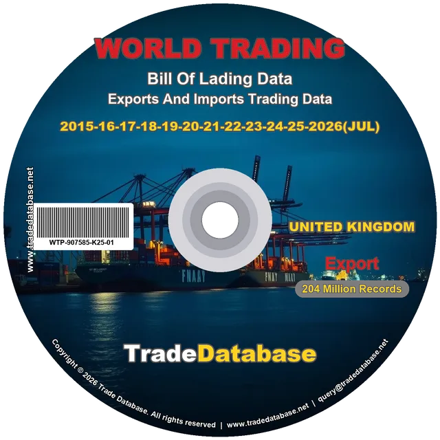 United Kingdom Export BL Data 2015-2026