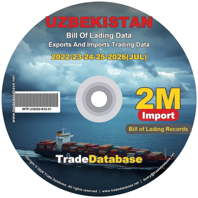Uzbekistan Import BL Data 2022-2026 CD