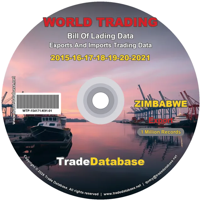 Zimbabwe Export BL Data 2015-2021 CD