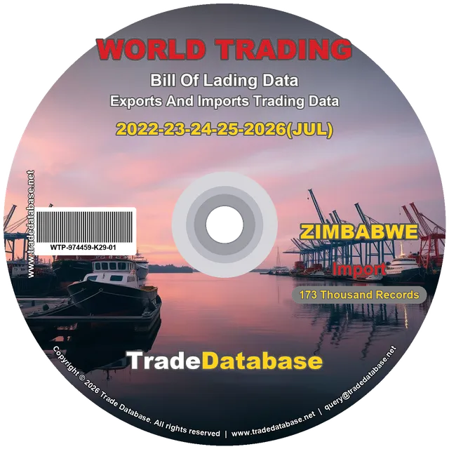 Zimbabwe Import BL Data 2022-2026 CD