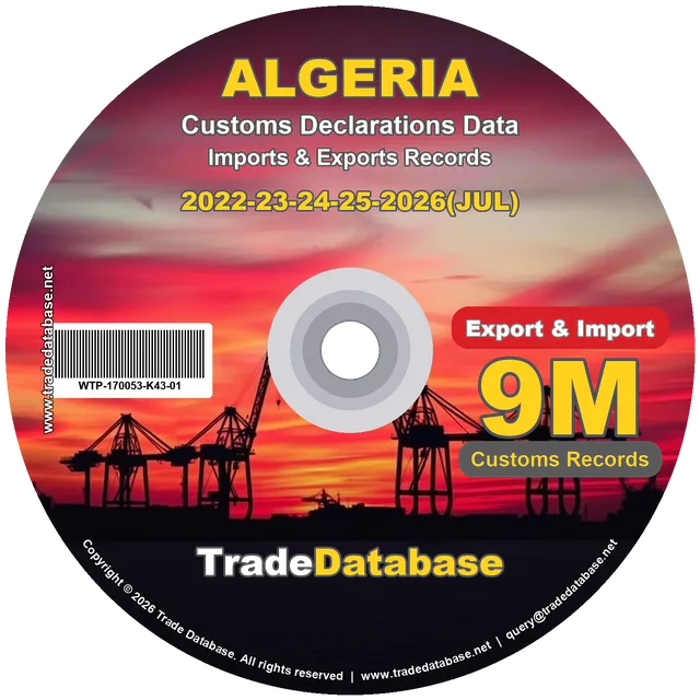 Algeria Customs Data 2022-2026 (Export & Import)