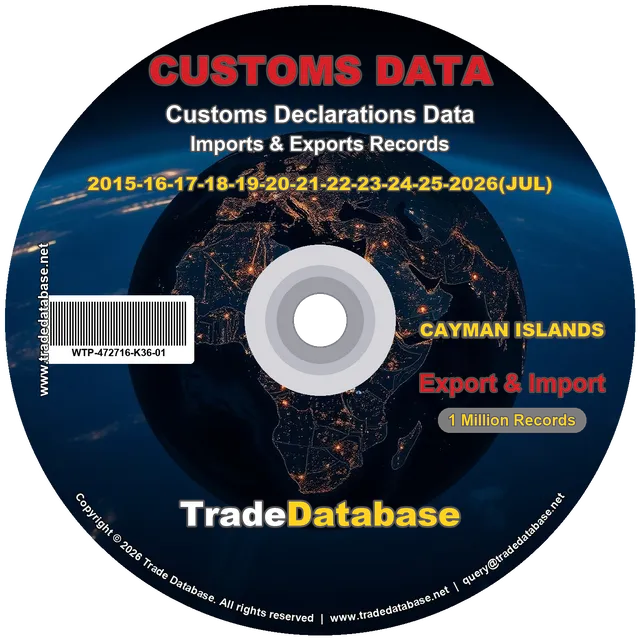 Cayman Islands Customs Data 2015-2026 (Export & Import) CD