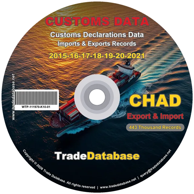 Chad Customs Data 2015-2021 (Export & Import) CD