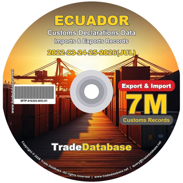 Ecuador Customs Data 2022-2026 (Export & Import)