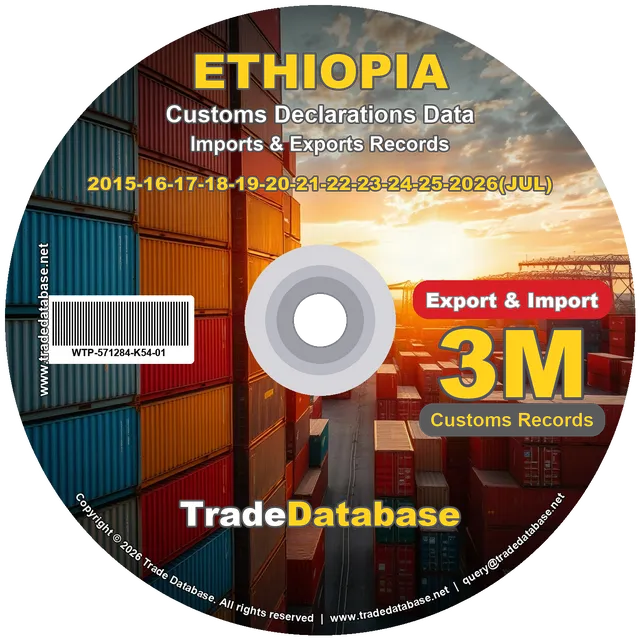 Ethiopia Customs Data 2015-2026 (Export & Import) CD