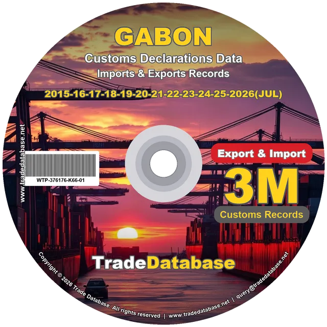 Gabon Customs Data 2015-2026 (Export & Import) CD