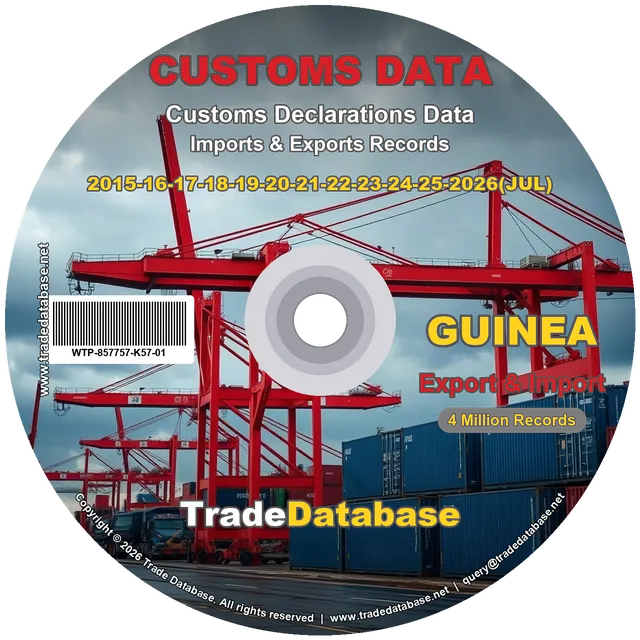 Guinea Customs Data 2015-2026 (Export & Import) CD