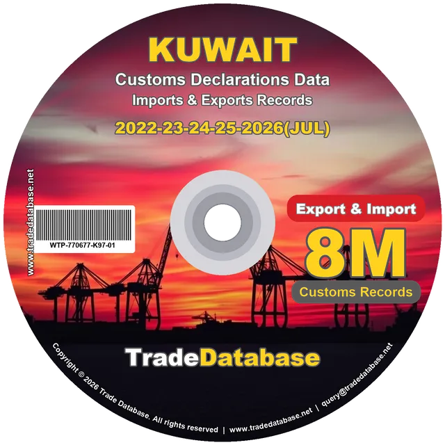 Kuwait Customs Data 2022-2026 (Export & Import)