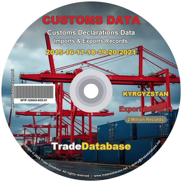 Kyrgyzstan Customs Data 2015-2021 (Export & Import) CD