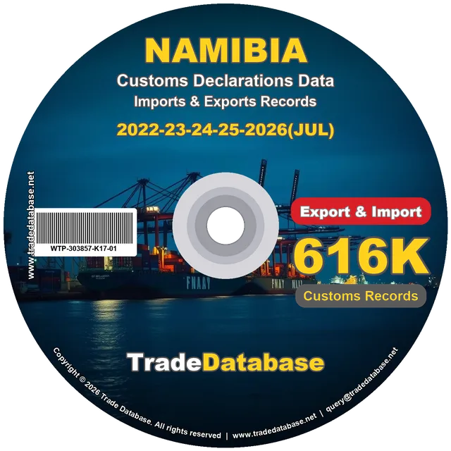 Namibia Customs Data 2022-2026 (Export & Import)