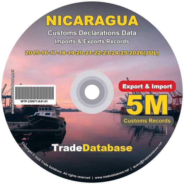Nicaragua Customs Data 2015-2026 (Export & Import)