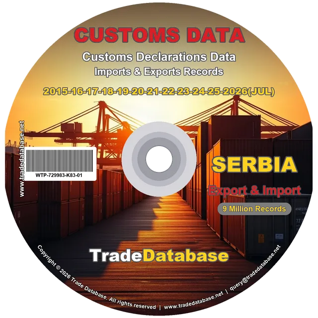 Serbia Customs Data 2015-2026 (Export & Import)