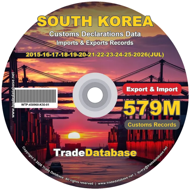 South Korea Customs Data 2015-2026 (Export & Import)