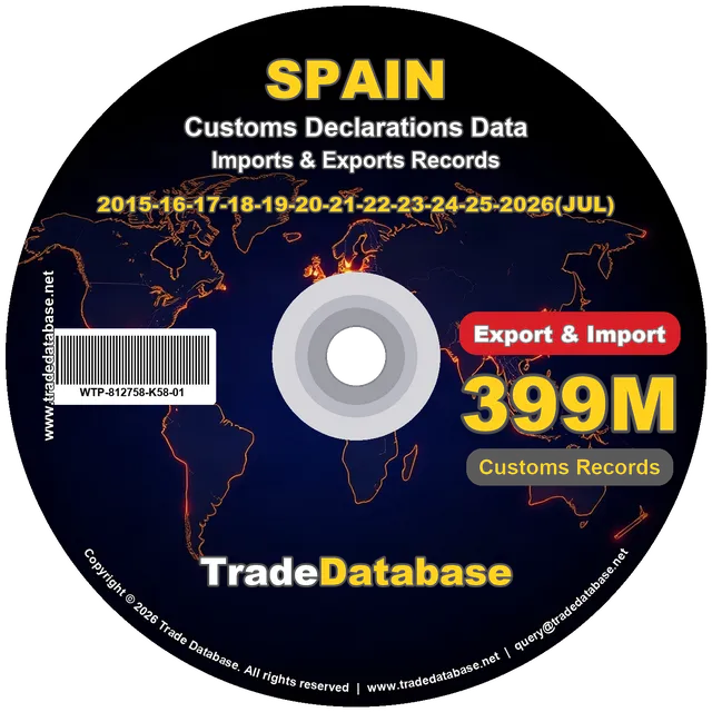Spain Customs Data 2015-2026 (Export & Import)