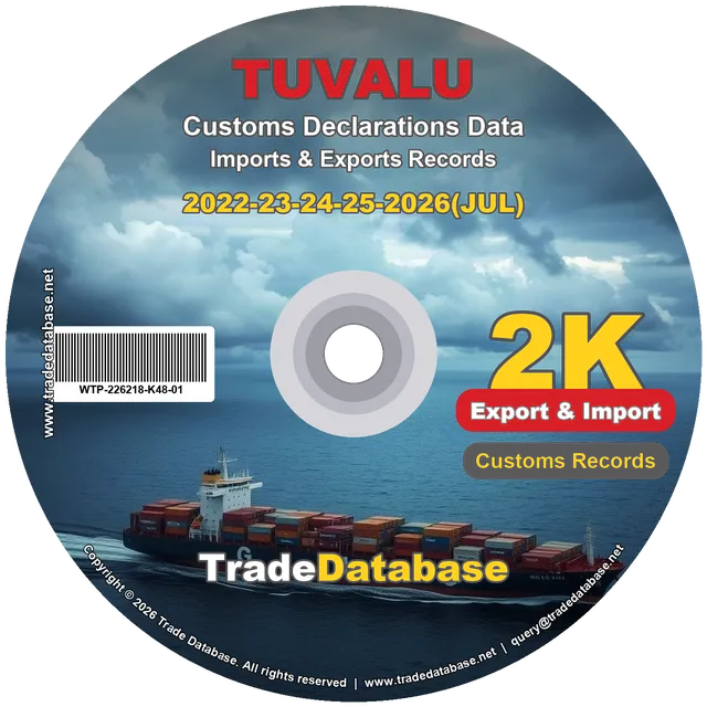 Tuvalu Customs Data 2022-2026 (Export & Import) CD