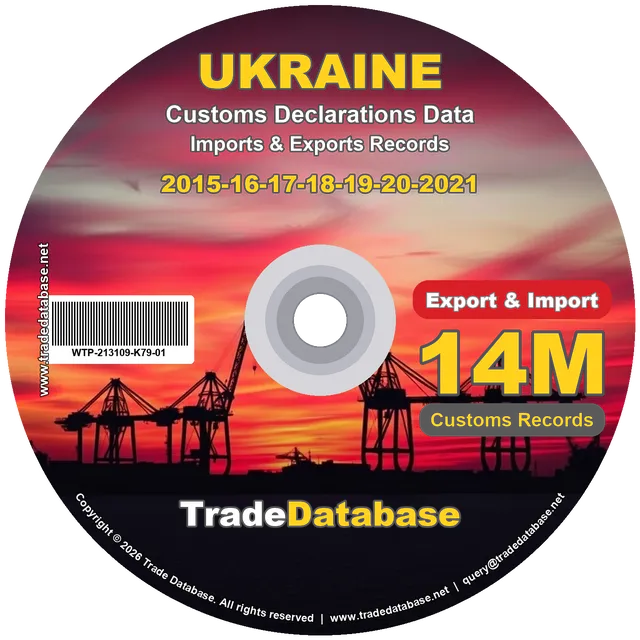 Ukraine Customs Data 2015-2021 (Export & Import)