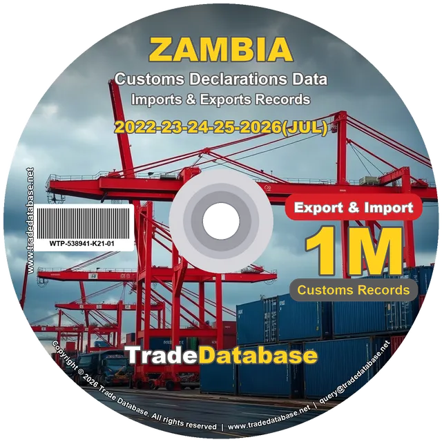Zambia Customs Data 2022-2026 (Export & Import)