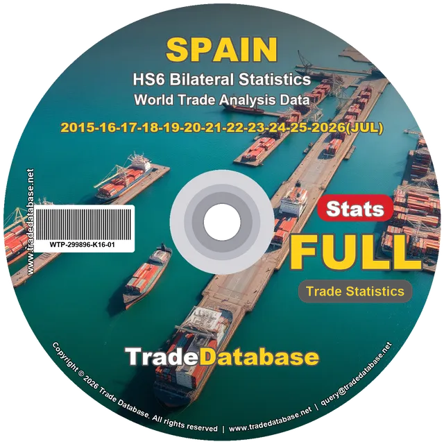 Spain Trade Statistics (HS6 Bilateral) 2015-2026